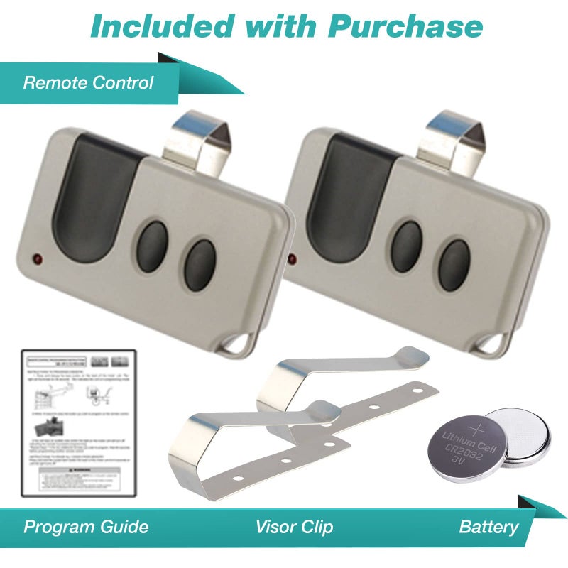 GARAGE STOP 2 Garage Door Remote for Sears Craftsman (53753 139.53753) - Image 2